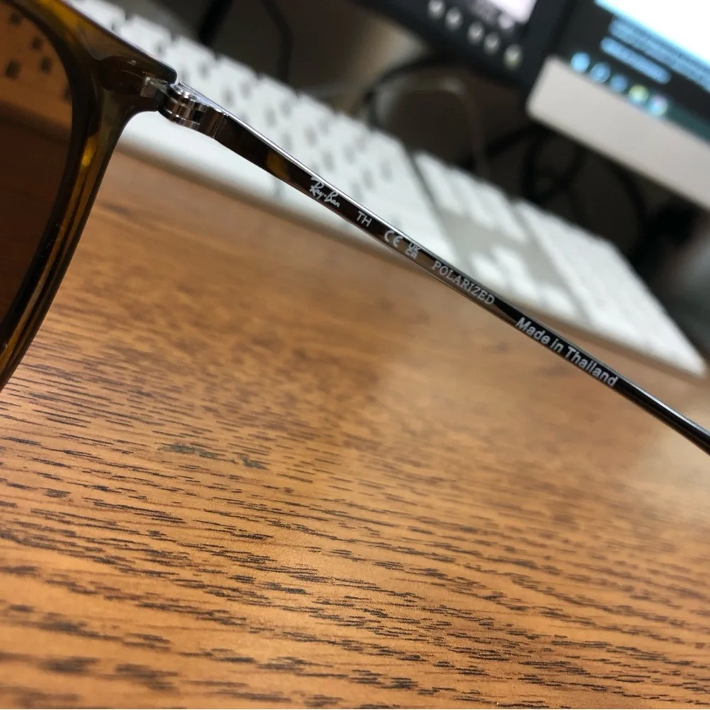 Ray-Ban Erika RB4171 Brown Sunglasses (RX unknown) - Picture 3 of 8